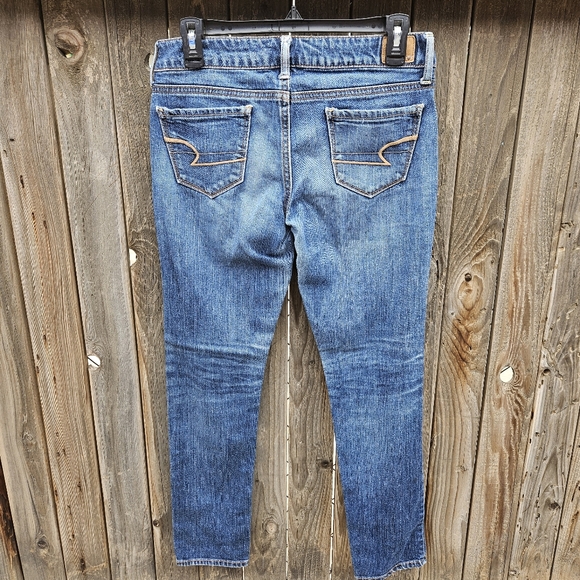 American Eagle Outfitters Women's Classic Blue Skinny Jeans Size 2 - Picture 13 of 16